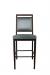 IH Seating Aiden Modern Bar Stool with Back Handle - Front View