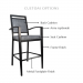 Customize this stool by selecting your back and seat cushion, arms (optional) metal footplate finish, and frame finish.