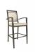 IH Seating Aiden Classic Gray Wood Finish Bar Stool