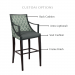 Customize this stool by selecting your back and seat cushion, arms (optional) metal footplate finish, and frame finish.