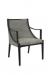 IH Seating Lexa Dining Arm Chair in Gray and Brown