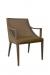 IH Seating Lexa Brown Dining Arm Chair in Wood Grain Finish