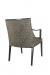 IH Seating Lexa Modern Brown Dining Arm Chair - View of Back