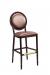 IH Seating Felicity Traditional Wood Grain Bar Stool with Round Back