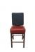 IH Seating Chandler Comfortable Wood Grain Upholstered Bar Stool - Front View