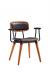 IH Seating Ingrid Industrial Dining Chair with Arms