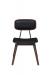 IH Seating Ingrid Brown Industrial Dining Chair - Front View