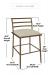 Wesley Allen's Harmony Bar Height Stool