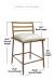 Wesley Allen's Harmony Counter Height Stool