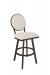 Wesley Allen's Marquis Sun Bronze Swivel Bar Stool with Oval Back