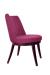 IH Seating Pulse Modern Pink Dining Chair with Curved Back