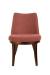 IH Seating Pulse Modern Salmon Pink Dining Chair