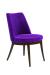 IH Seating Purple Modern Dining Chair with Curved Back