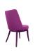 IH Seating Pulse Modern Pink Dining Chair with Curved Back - View of Back