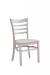 IH Seating Skye Outdoor Gray Dining Chair with Ladder Back - Front