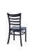 IH Seating Skye Outdoor Black Dining Chair with Ladder Back