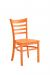 IH Seating Skye Outdoor Mango Dining Chair with Ladder Back - Front View