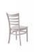 IH Seating Skye Outdoor Gray Dining Chair with Ladder Back - Back