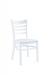 IH Seating Skye Outdoor White Dining Chair with Ladder Back