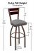 Holland's Thor Stool in Extra Tall Height - Dimensions