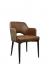 IH Seating's Alaric Mid Century Modern Dining Chair with Padded Arms