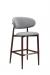 IH Seating Daphne Cherry Wood Bar Stool with Curved Back