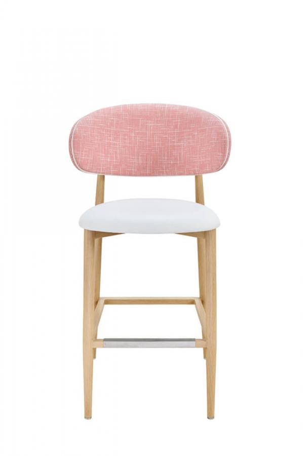 Buy Daphne Scandinavian Commercial Bar Stool with Curved Back