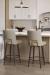 Amisco's Chase Swivel Bar Stools in Modern Kitchen Design