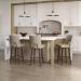 Amisco's Chase Swivel Bar Stools in Modern Kitchen Design