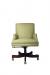 Style Upholstering's 800AS Transitional Executive Chair with Arms and Casters - Front