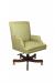 Style Upholstering's 800AS Transitional Executive Chair with Arms and Casters