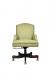 Style Upholstering's 802AS Executive Arm Chair with Casters - Front