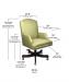 Style Upholstering's 802AS Dining Chair Dimensions