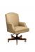 Style Upholstering's 802AS Brown Caster Arm Chair