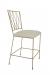 Wesley Allen's Stella Gold Modern Bar Stool with X Back - Side