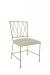Wesley Allen's Stella Modern Gold Dining Chair with X Back