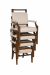 This chair stacks 4 high!