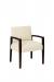 Style Upholstering's 630 Waiting Room Chair in Cream and Black
