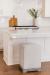 Leathercraft's Abbot Upholstered Backless Bar Stool in Modern Farmhouse Kitchen