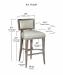 Leathercraft's Edam Bar Height Dimensions