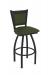 Holland's Hadleigh Black Swivel Bar Stool in Green