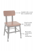 Features: Available with a wood back or padded back, heavy duty welded steel construction.