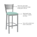 Features: Mesh back adds subtle texture and keeps the design feeling open and airy, high density foam resists sagging over time, heavy duty welded steel construction.
