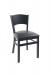 Trendler's Solid Back Metal Dining in Black