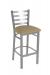 Holland's Jackie Outdoor Stationary Stainless Bar Stool - Breeze Champagne