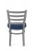 Holland's Jackie OD400 18-Inch Seat Height Chair in Breeze Sapphire - Back