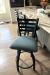 Holland's Jackie Black Swivel Bar Stool in Customer's Home