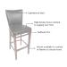 Featuring an upholstered back and seat, high density foam which resists sagging over time, nailhead trim along the front side of the the seat, and it's made of beechwood which is available in a variety of finishes to choose from!