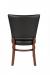 Trendler's Jacob Black Dining Chair with Back - Back View