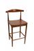 Trendler's Charlotte Mid-Century Modern Bar Stool with Low Back